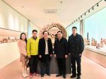 泰国温州商会执行会长陈敏一行参观乐清市国家级非物质文化遗产——黄杨木雕艺术交流座谈
